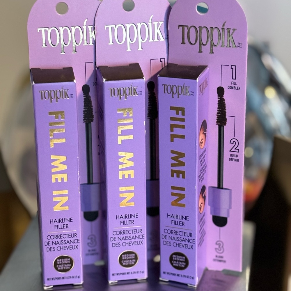 Toppik Hairline Filler in Medium Brown - 3 pack